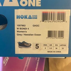 Hoka One, women’s size 5.